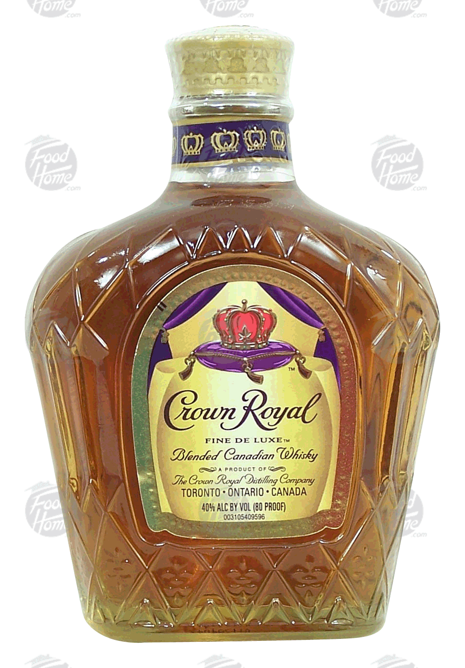 Crown Royal fine de luxe blended canadian whisky, 40% alc. by vol. Full-Size Picture